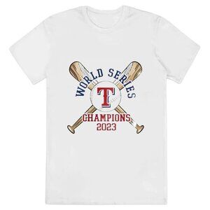 Texas Rangers World Series Champions 2023 Baseball Fan Graphic T-Shirt 90
